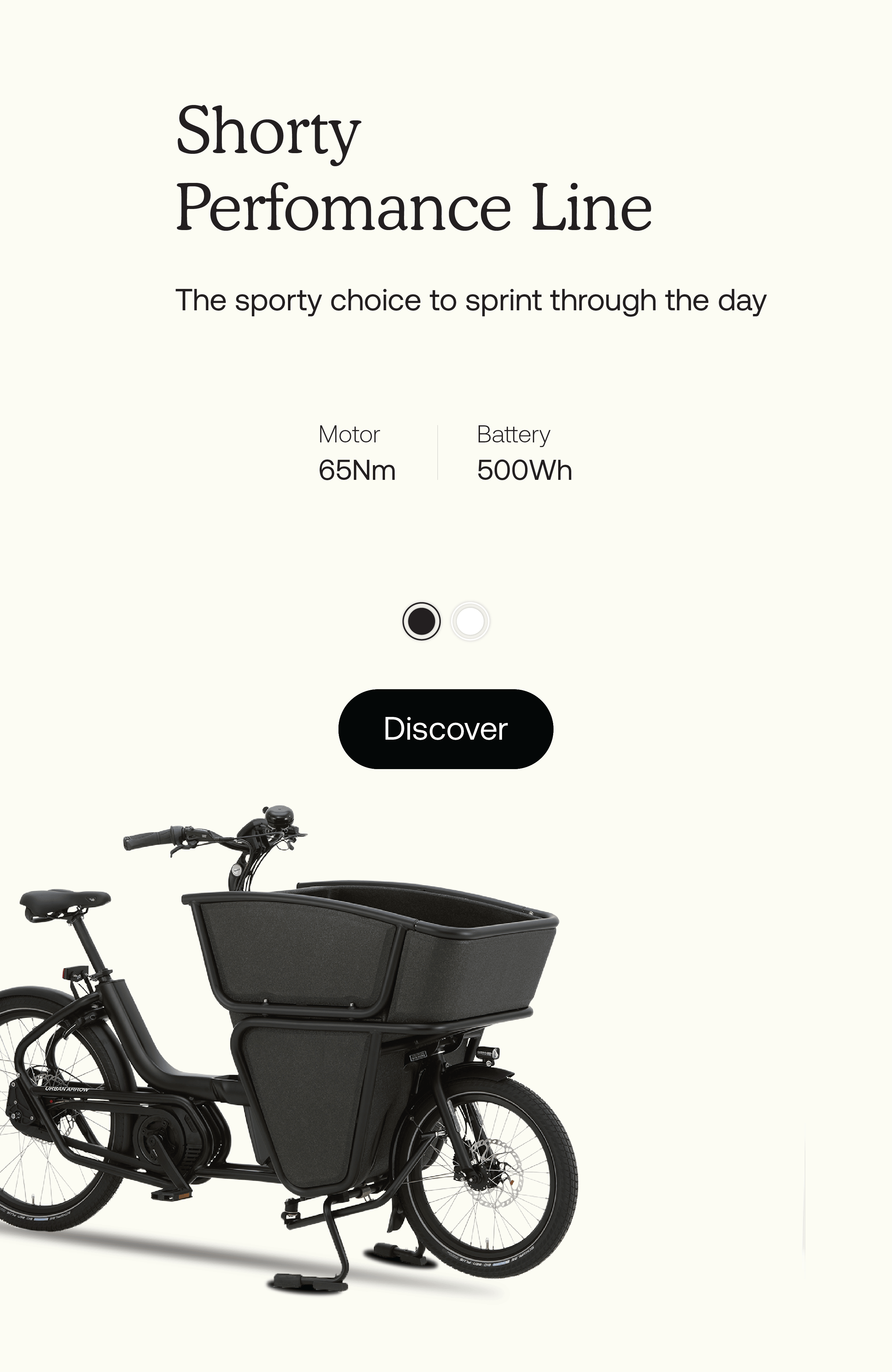 Urban Arrow Shorty Electric cargo bike
